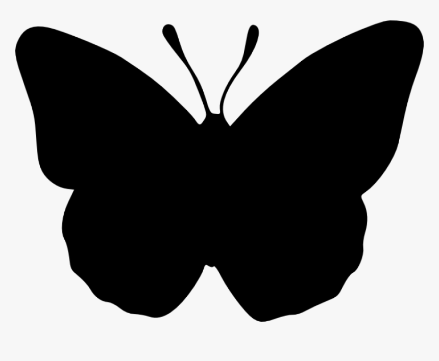 Butterfly Silhouette Png - Silhouette Png Transparent Butterfly, Png Download, Free Download