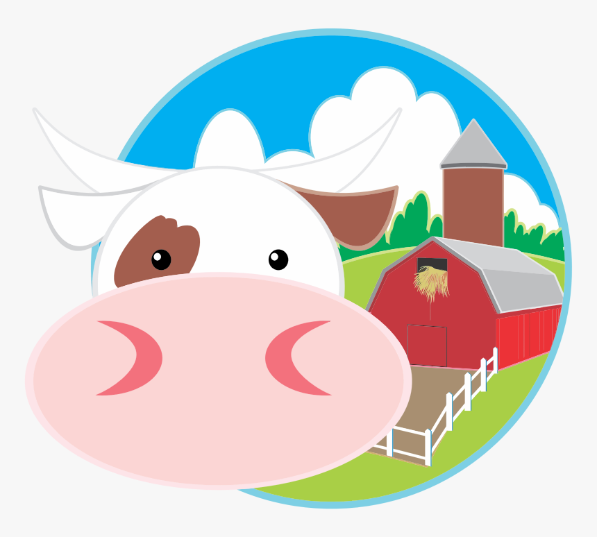 Transparent Cartoon Cow Png - Deckblatt Bauernhof, Png Download, Free Download