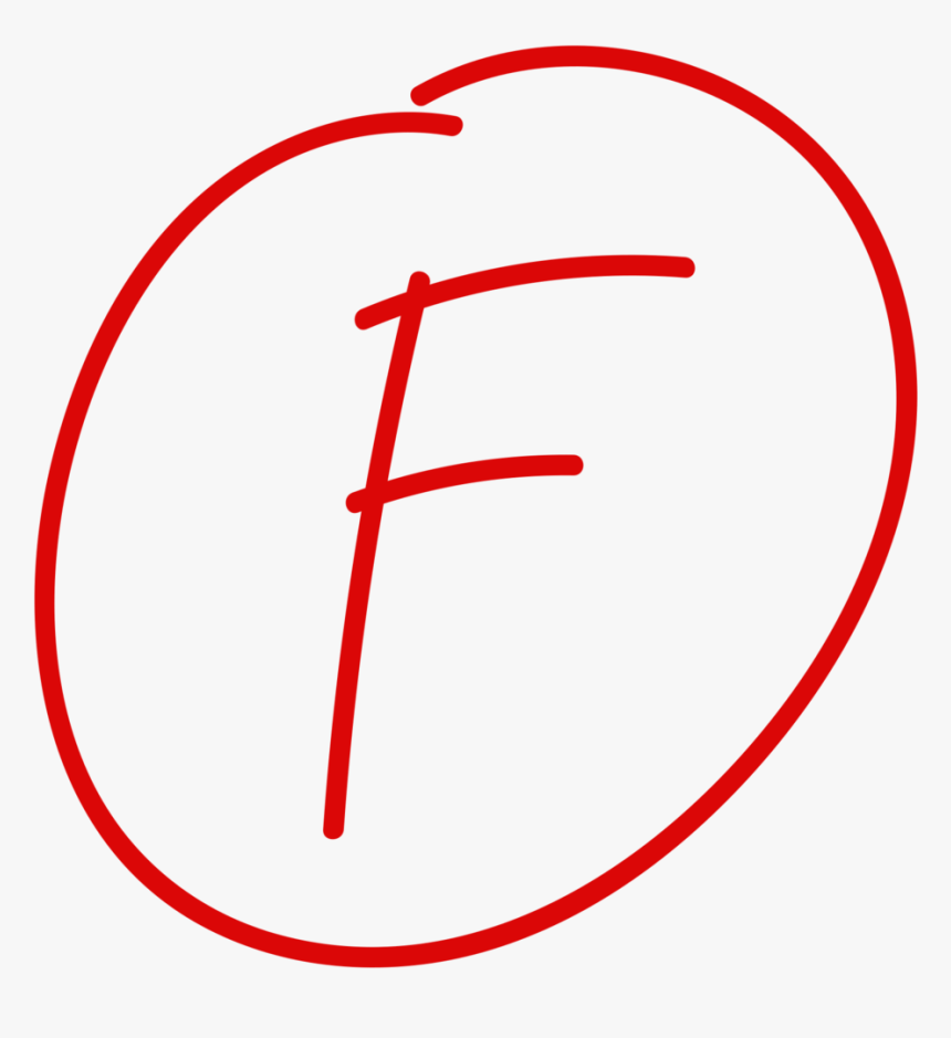 Fail F, HD Png Download, Free Download