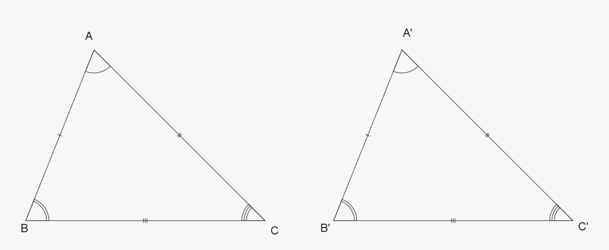 Triangulos Congruentes - Dois Triangulos Congruentes, HD Png Download, Free Download