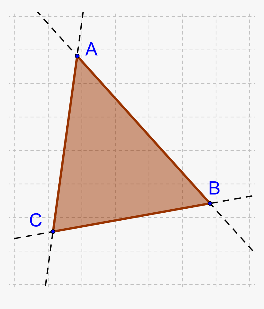 Prolongacion De Los Lados De Un Triangulo, HD Png Download, Free Download