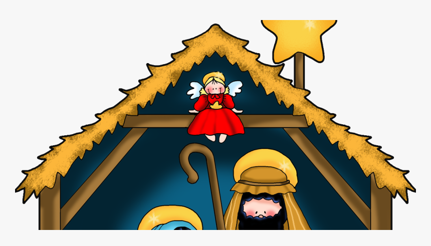 Transparent Reyes Magos Png - Nativity Clipart, Png Download, Free Download