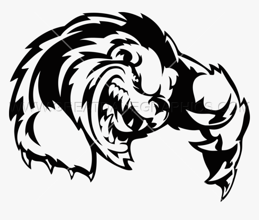 Collection Of Free Wolverine Drawing Outline Download - Wolverine Animal Art Black And White, HD Png Download, Free Download