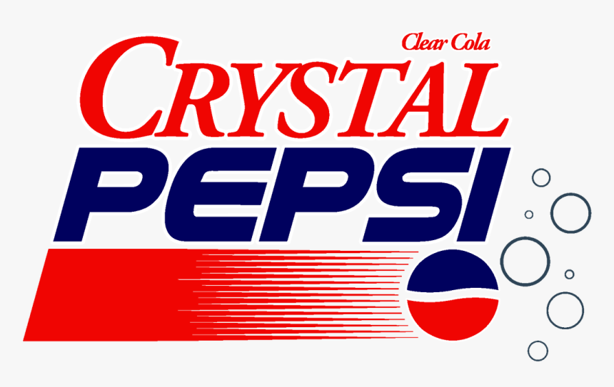 Crystal Pepsi Png - Crystal Pepsi Logo Transparent, Png Download, Free Download