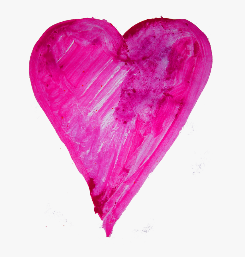 Heart Watercolor Png - Heart In Water Colour, Transparent Png, Free Download