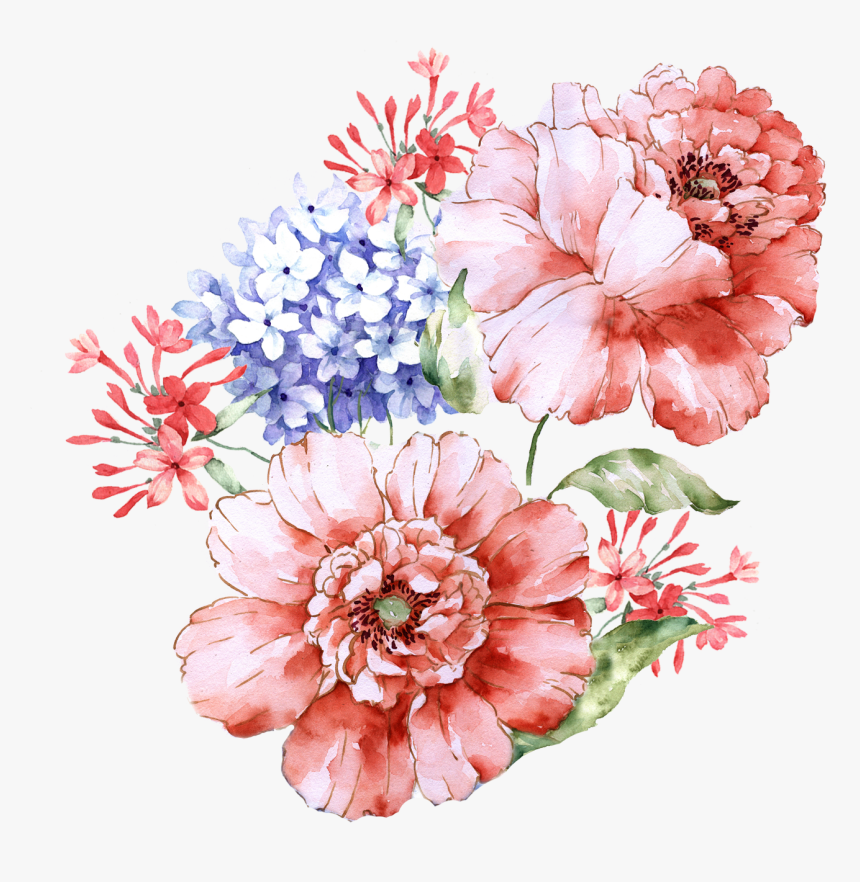 Download Peony Wallpaper Free - Vintage Floral Pattern Png, Transparent Png, Free Download