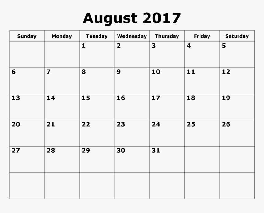 Calendar Template Png, Transparent Png, Free Download