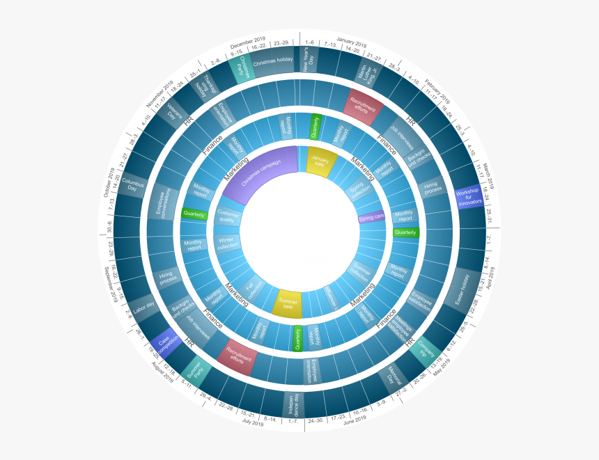 Circular Calendar - Phi Beta Rho Confraternity, HD Png Download, Free Download