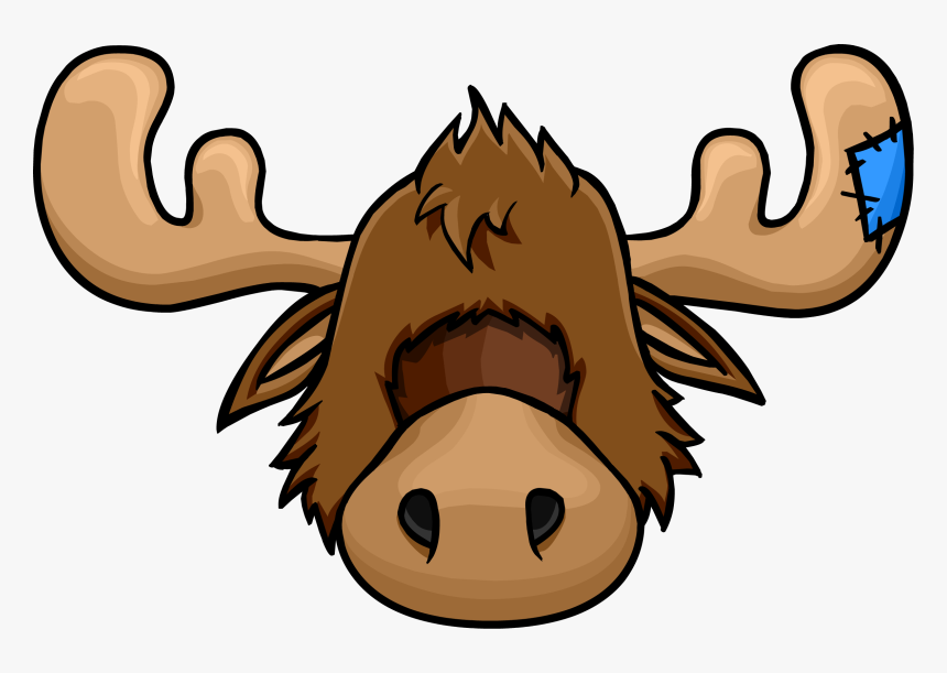 Club Penguin Wiki - Club Penguin Moose Head, HD Png Download, Free Download