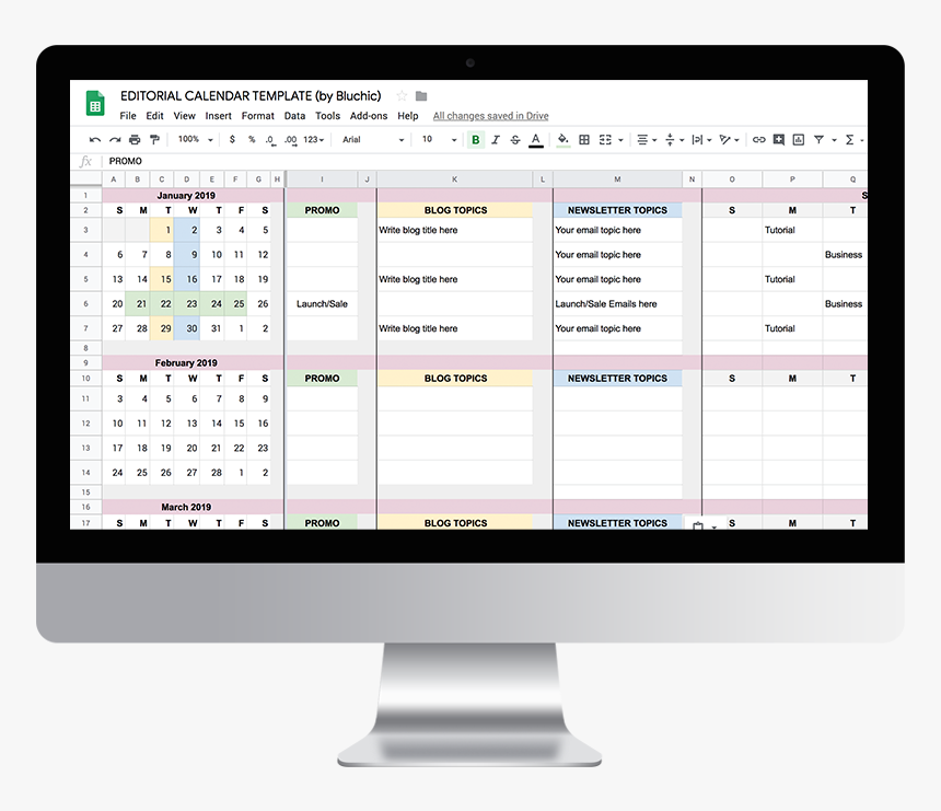 Get Your Free Editorial Calendar Template - Node Js Administration Panel, HD Png Download, Free Download