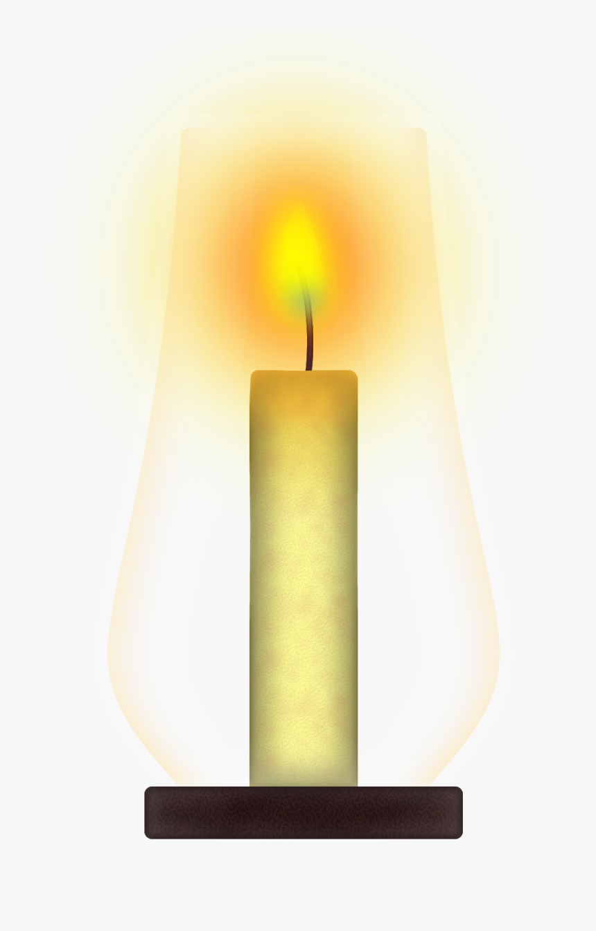 Vela Com Castiçal De Vidro - Advent Candle, HD Png Download, Free Download