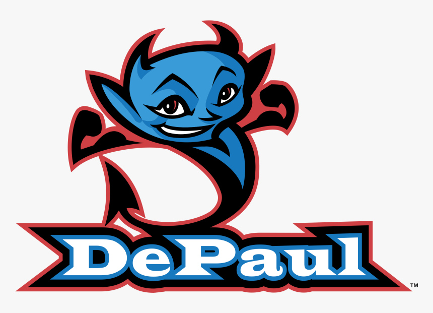 Depaul Blue Demons Logo Png Transparent - Depaul Blue Demon Logo, Png Download, Free Download