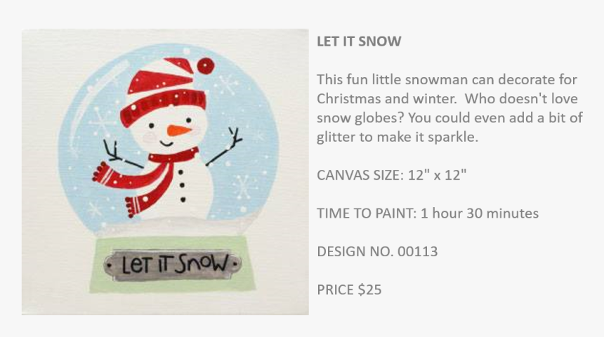 Let It Snow - Cartoon, HD Png Download, Free Download