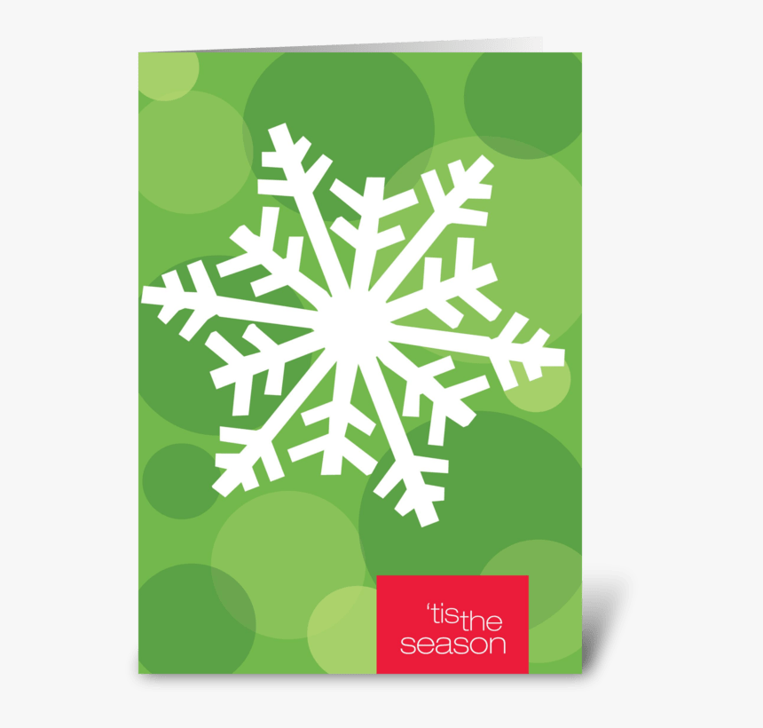 Let It Snow Greeting Card - Snowflakes, HD Png Download, Free Download