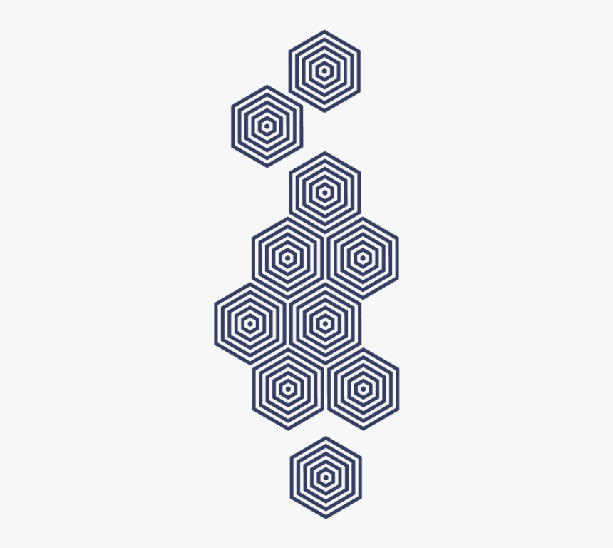 Vinilo De Pared Geometrico Azul Oscuro Lokoloko Design - Vinilo Geometrico Png, Transparent Png, Free Download