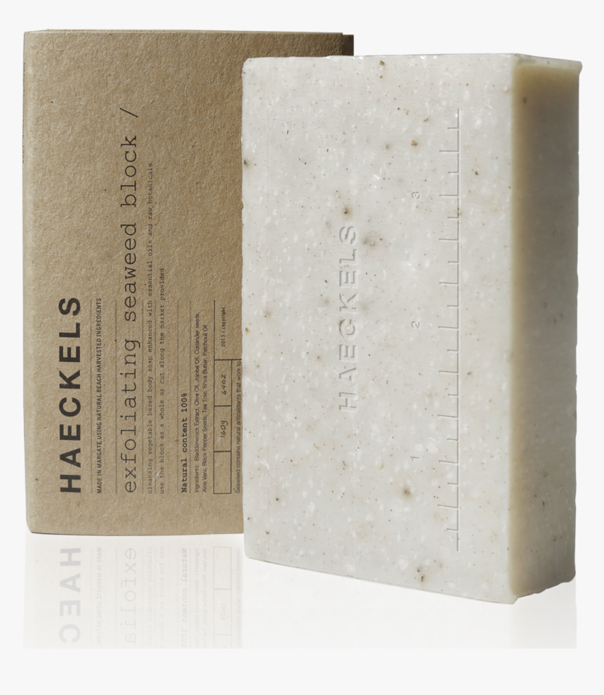 Exfoliating Soap Block - Haeckel's Made In Margate, HD Png Download, Free Download