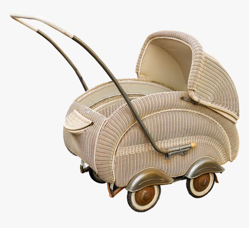 Baby Carriage Nostalgia Isolated Free Photo - Infant, HD Png Download, Free Download