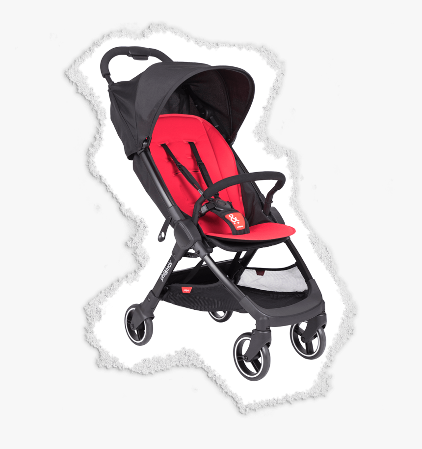 Phil And Teds Lightweight Go V1 Stroller In Cherry - Travel Pram, HD Png Download, Free Download