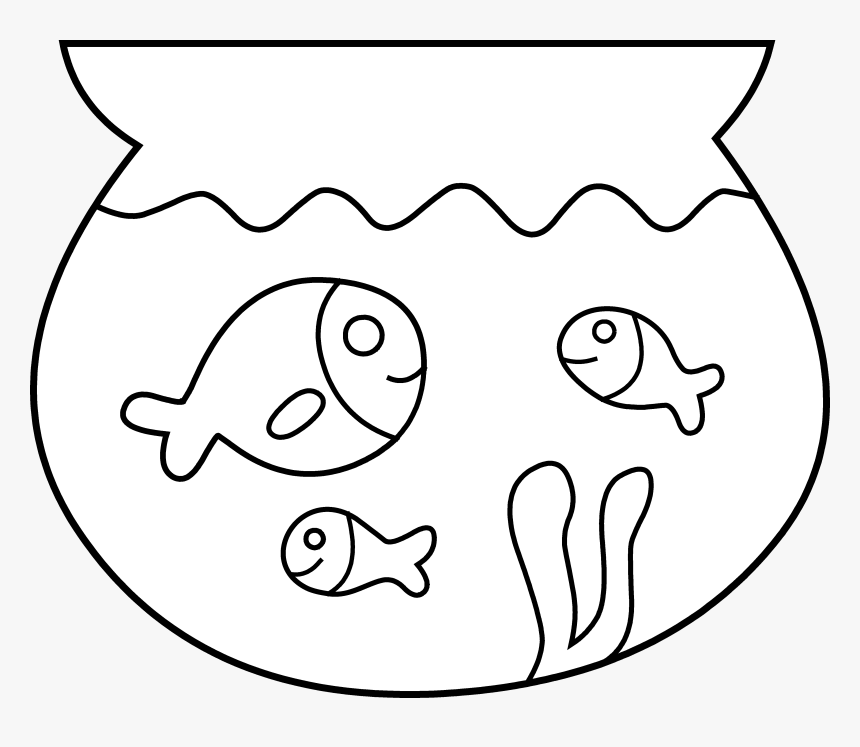 Pet Fish Coloring Page, HD Png Download, Free Download