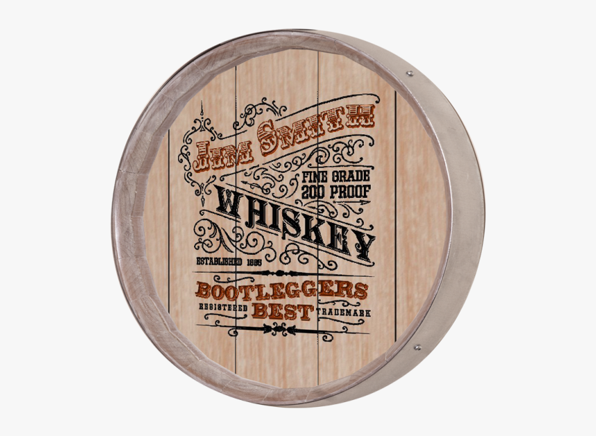 Personalized Vintage Whiskey Label Barrel Sign - Whisky Barrel Sign, HD Png Download, Free Download