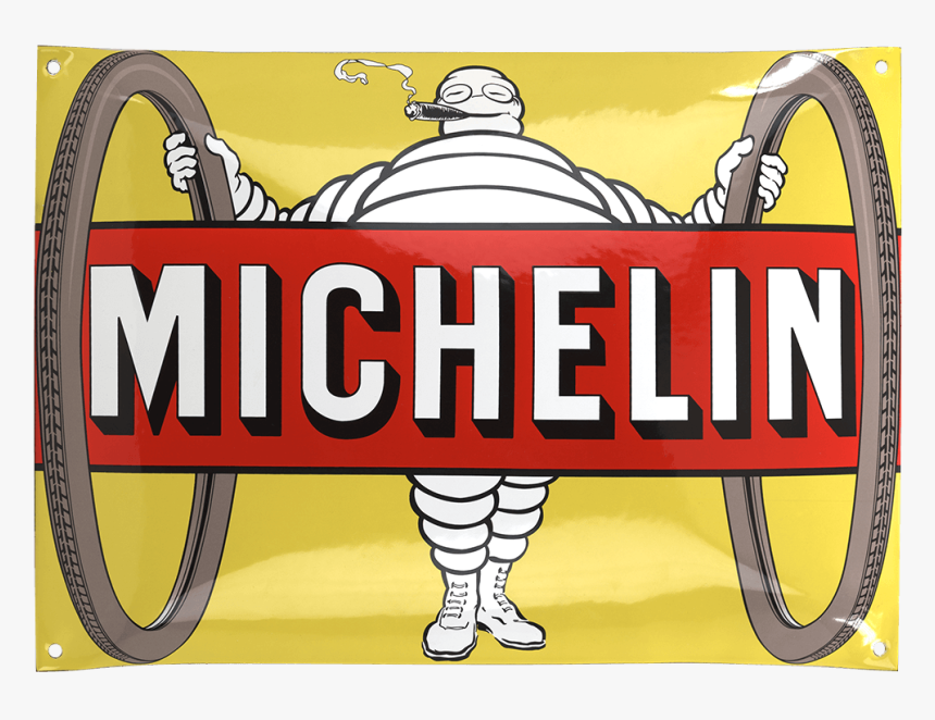 Metal Sign - Vintage Michelin Man Sign, HD Png Download, Free Download