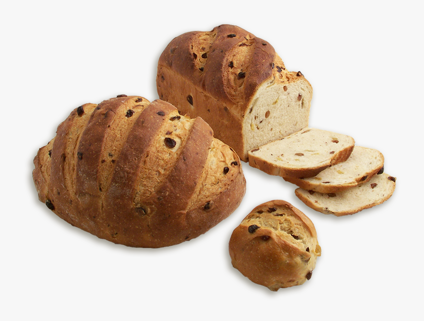 Raisin Bread - Bun, HD Png Download, Free Download