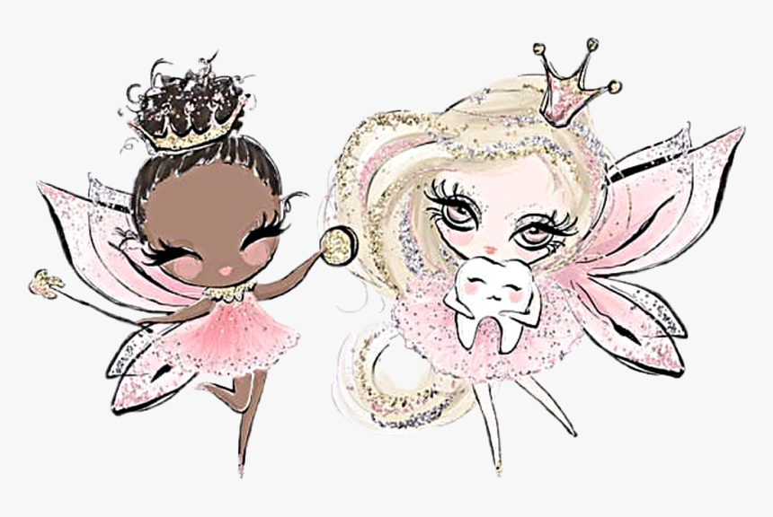 #watercolor #toothfairy #fairy #ballerina #girls #pink - Illustration, HD Png Download, Free Download