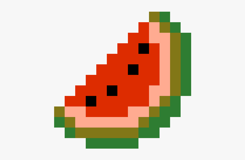Watermelon Pixel Art, HD Png Download, Free Download