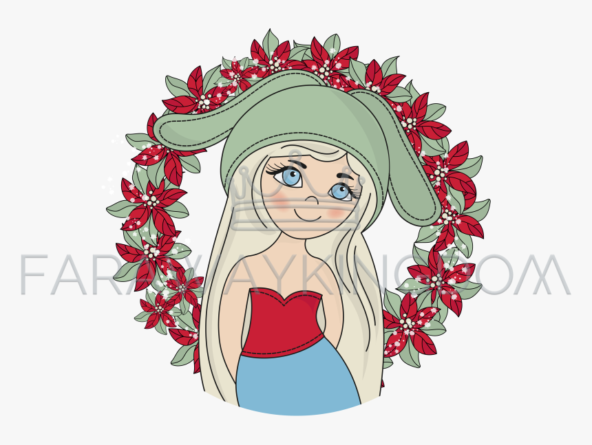 Christmas Mermaid, HD Png Download, Free Download