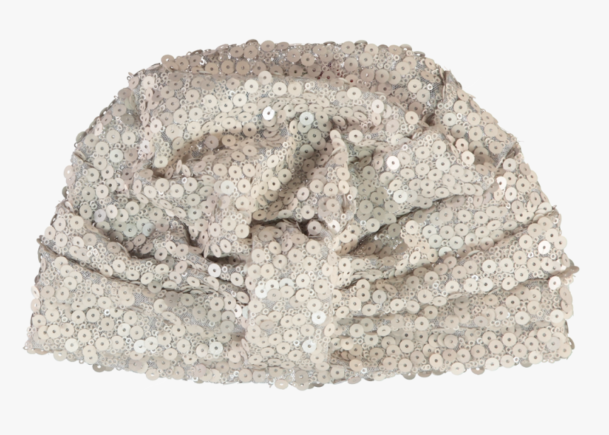 Sequinned Turban - Wool, HD Png Download, Free Download