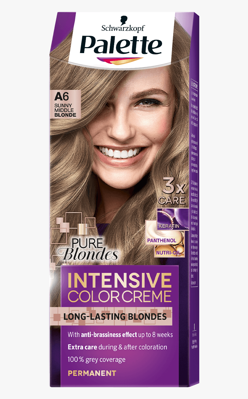 Palette Com Icc Pure Blondes A6 Sunny Middle Blonde - Sunny Blonde Palette, HD Png Download, Free Download