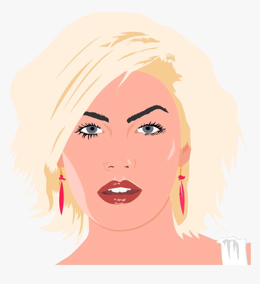 Blonde Woman Portrait Illustration Clip Arts - Desenhos De Mulheres Loiras, HD Png Download, Free Download