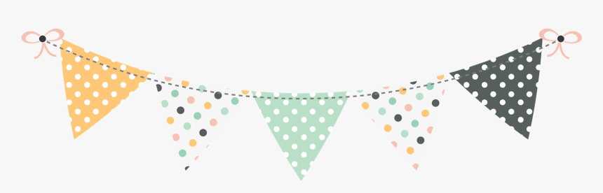 Cute Bunting Flags Png, Transparent Png, Free Download