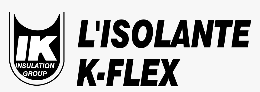 L"isolante K Flex Logo Black And White - K Flex, HD Png Download, Free Download