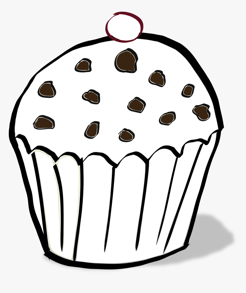 Chips Clipart Colouring - Chocolate Cupcakes Clipart Png, Transparent Png, Free Download