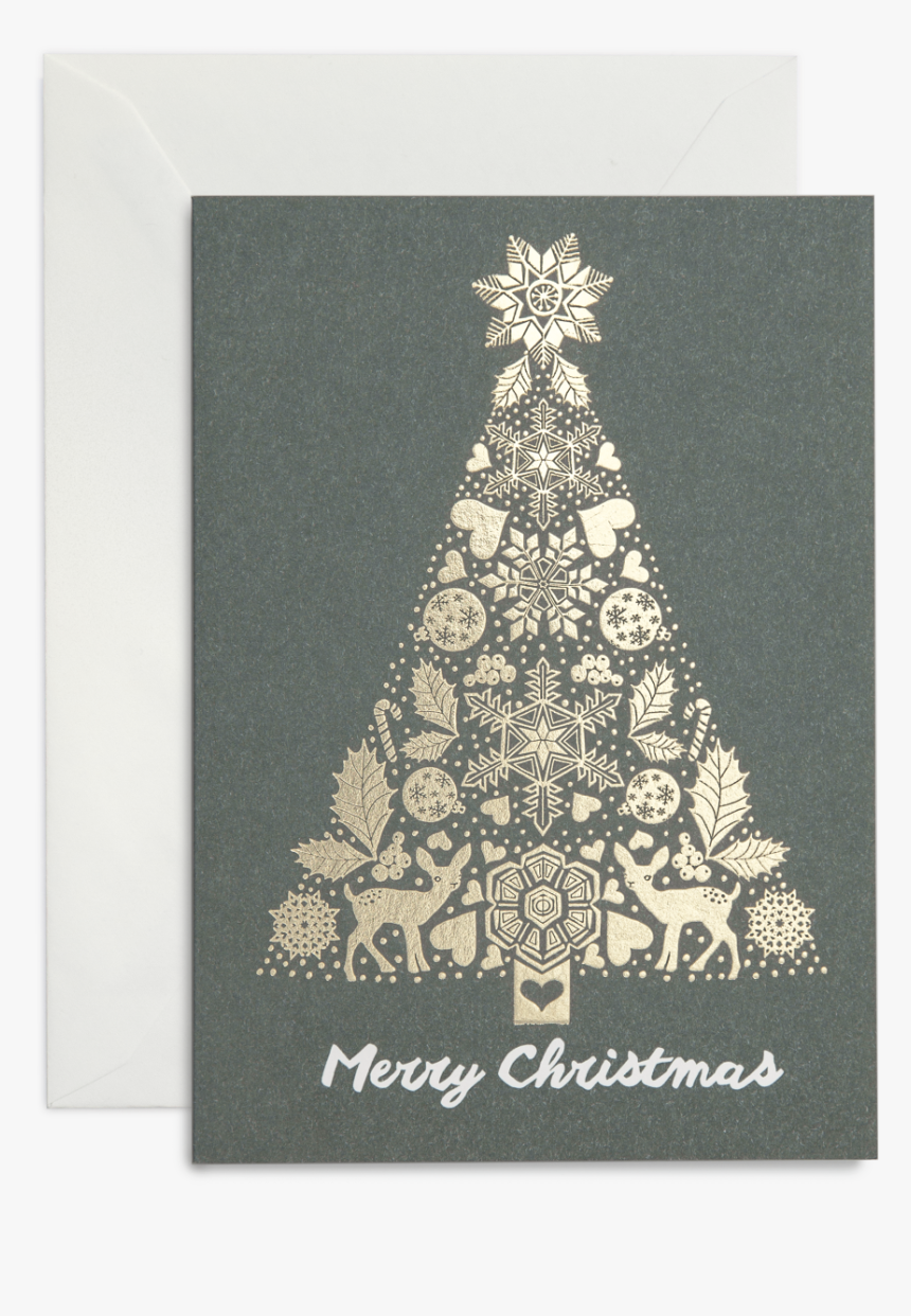 Christmas Tree Greeting Card, HD Png Download, Free Download