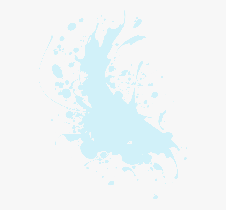 #paint #splash #blue #light #lightblue #paintsplash - Full Dark No Stars Band, HD Png Download, Free Download