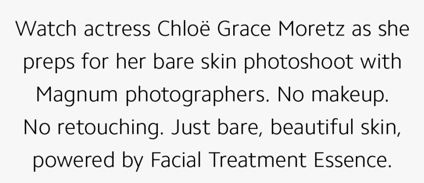 Watch Actress Chloe Grace Moretz As She Preps For Her - Akzidenz Grotesk Vs Open Sans, HD Png Download, Free Download