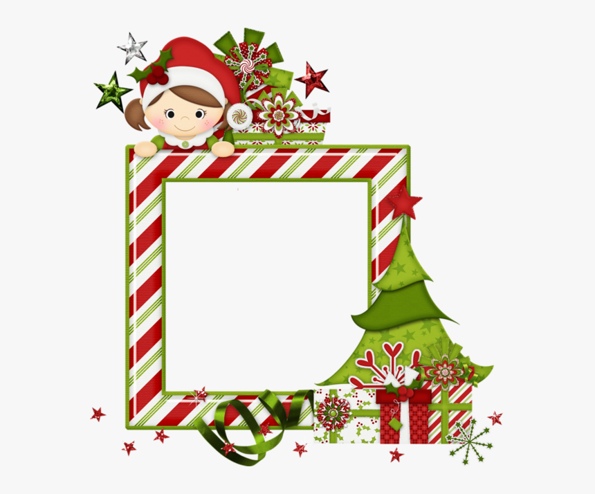 Clip Art,christmas Eve,picture Design,greeting Card,christmas - Elf Border Clip Art, HD Png Download, Free Download