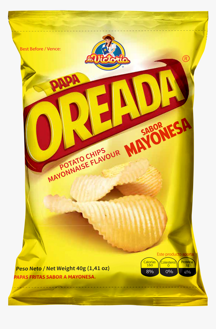 Papa Oreada Mayonesa 40g - Potato Chip, HD Png Download, Free Download