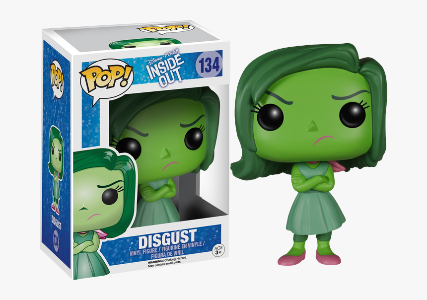 Disgust Pop Vinyl Figure - Funko Inside Out, HD Png Download, Free Download