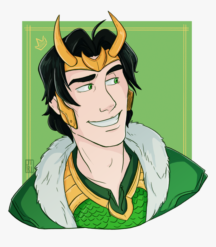 Collection Of Free Loki Drawing Portrait Download On - Cartoon, HD Png Download, Free Download