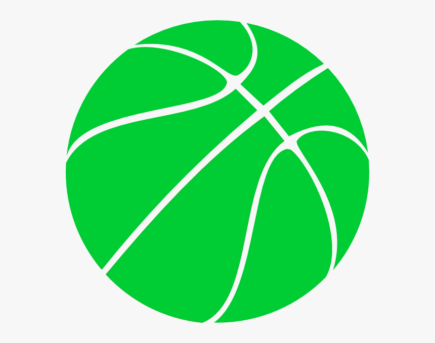 Green Basketball Clip Art At Clker - Blue Basketball Logo, HD Png Download, Free Download