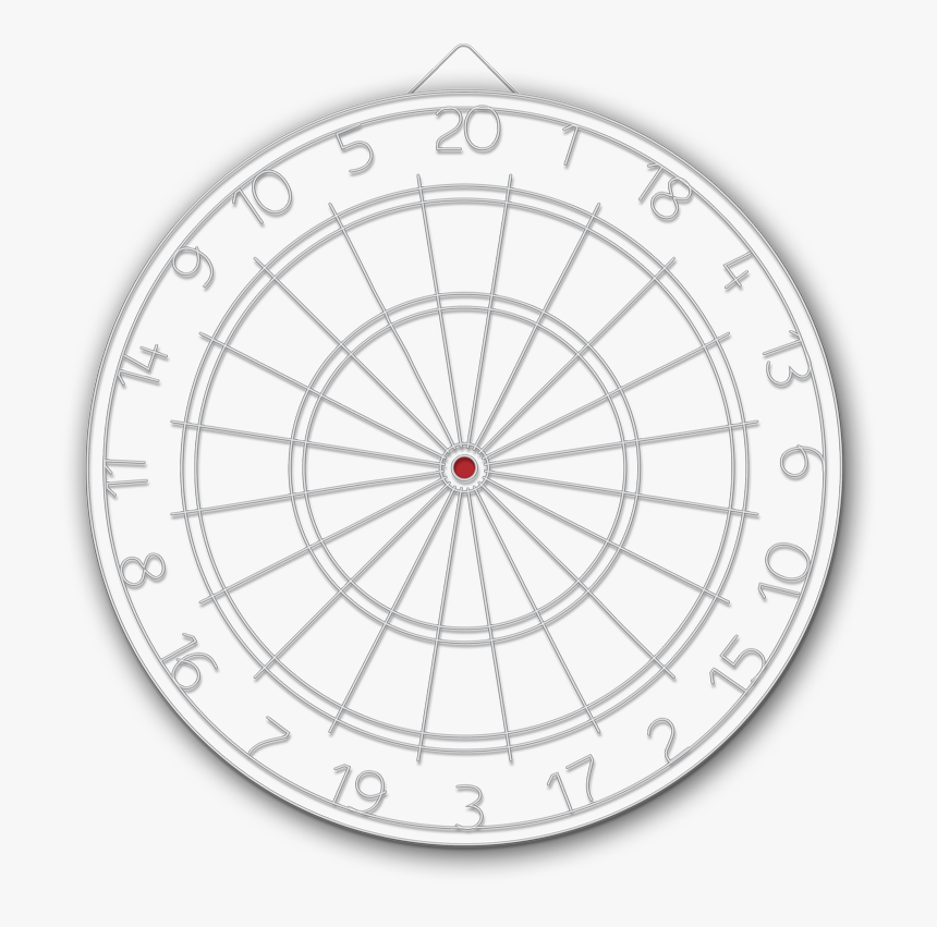 Dart Drawing Board - Draw A Dart Board, HD Png Download, Free Download