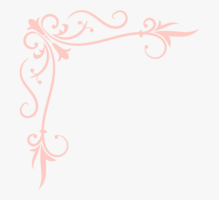 Transparent Corner Flourish Png - Corner Design Transparent, Png Download, Free Download