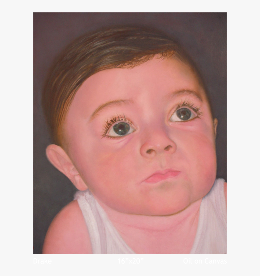 Drake Oil On Canvas - Baby, HD Png Download, Free Download