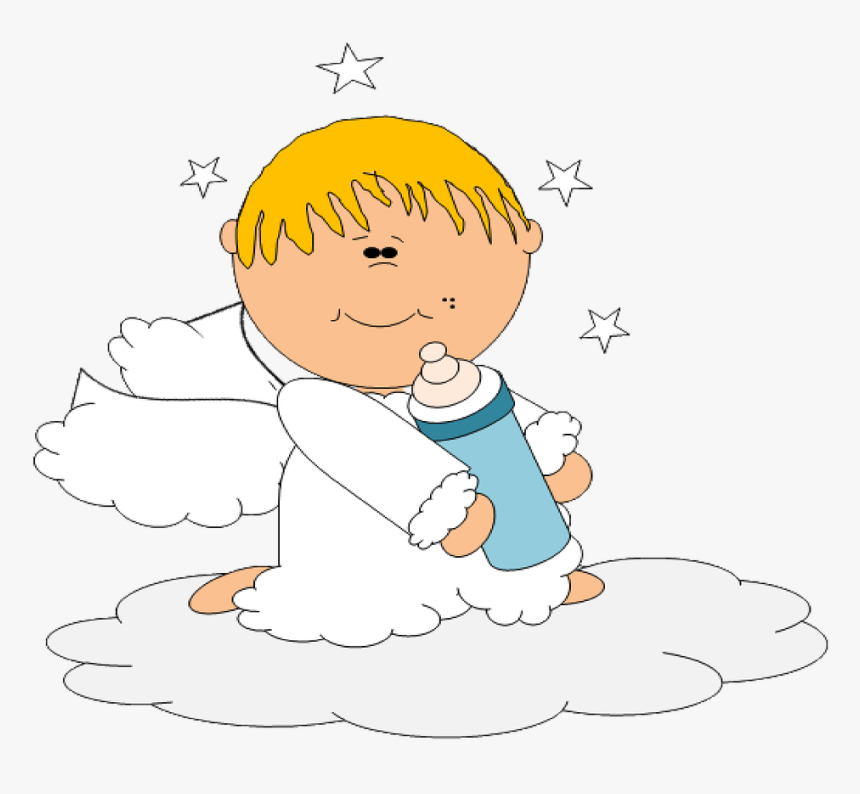 Free Clip Art Cartoon Boy Angels, HD Png Download, Free Download