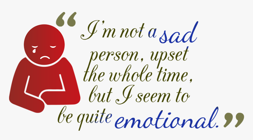 Sad Quotes Png Image - Calligraphy, Transparent Png, Free Download