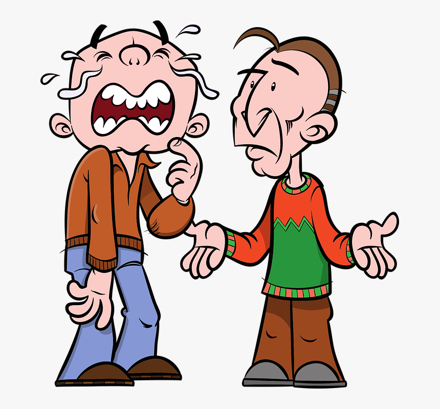 Men, Sad, Talk, Cry, Sad Man, Man, Male, Person - Mental Breakdown Cartoon Png, Transparent Png, Free Download