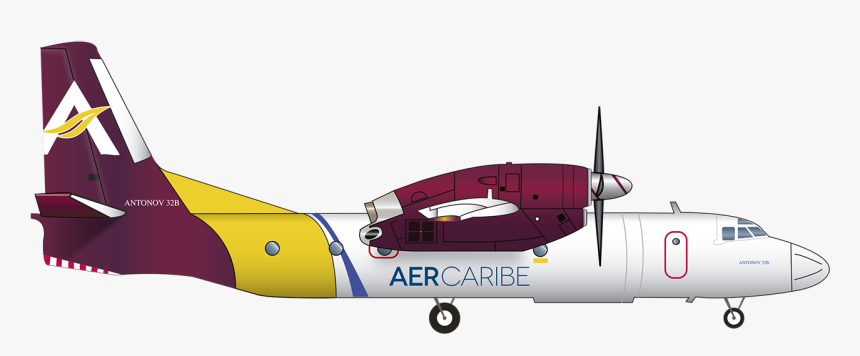 Aer Caribe An 32, HD Png Download, Free Download